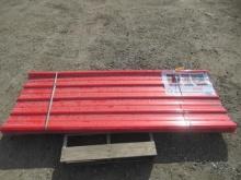 (30) 2024 SIMPLE SPACE 95'' X 35'' POLYCARBONATE RED ROOF PANELS (UNUSED)