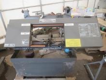 RAMCO RS-90P VERTICAL/HORIZONTAL METAL CUTTING BANDSAW W/ COOLANT CYCLE TRAY & PUMP