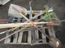 ASSORTED LANDSCAPING TOOLS