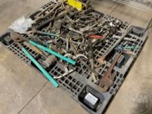 PALLET OF PULLERS, CUTTERS, WRENCHES, ALLEN WRENCHES, MISC