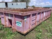 20 CY RECTANGLE ROLL-OFF CONTAINER