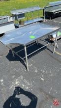 Stainless Steel Meat Drain Table 60x36x36