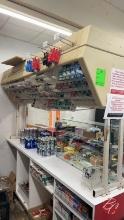 Metal Frame Counter-Top Tabacco Display Approx 92"