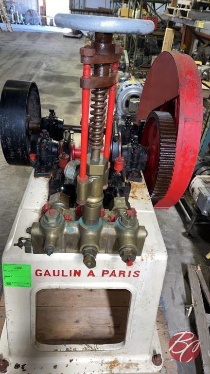 "Gaulin A Paris - Homogenizer with Brass Cylinder"