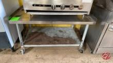 Stainless Steel Equipment Stand W/ Casters 48"