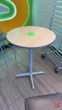 High Top Round Table W/ Heavy Duty Base L-30"
