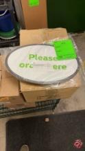 NEW "Please Order Here" Sign