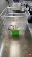 Cambro Measuring Containers 12qt