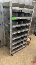 Aluminum Heavy Duty Can Rack W/ Casters