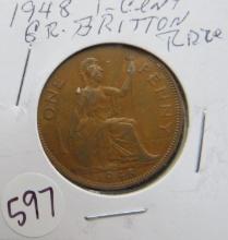 1948- 1 Cent Great Britton