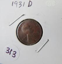 1931- D Lincoln Cent