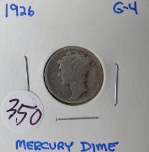 1926- Mercury Dime