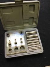 lifetime, nine piece punch, and die set with case