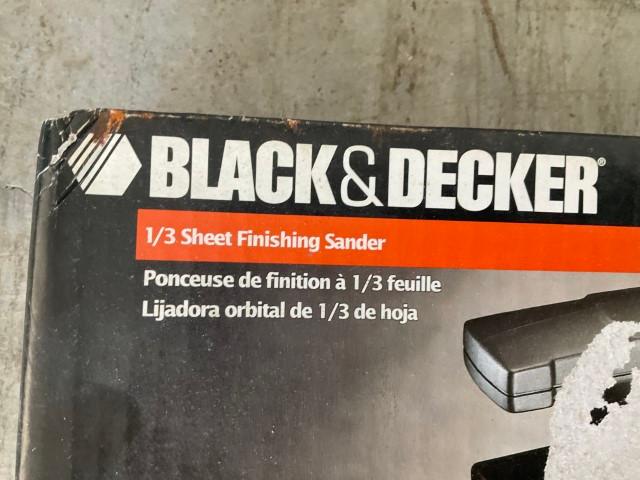 New Black & Decker 1/3 Sheet Finishing Sander