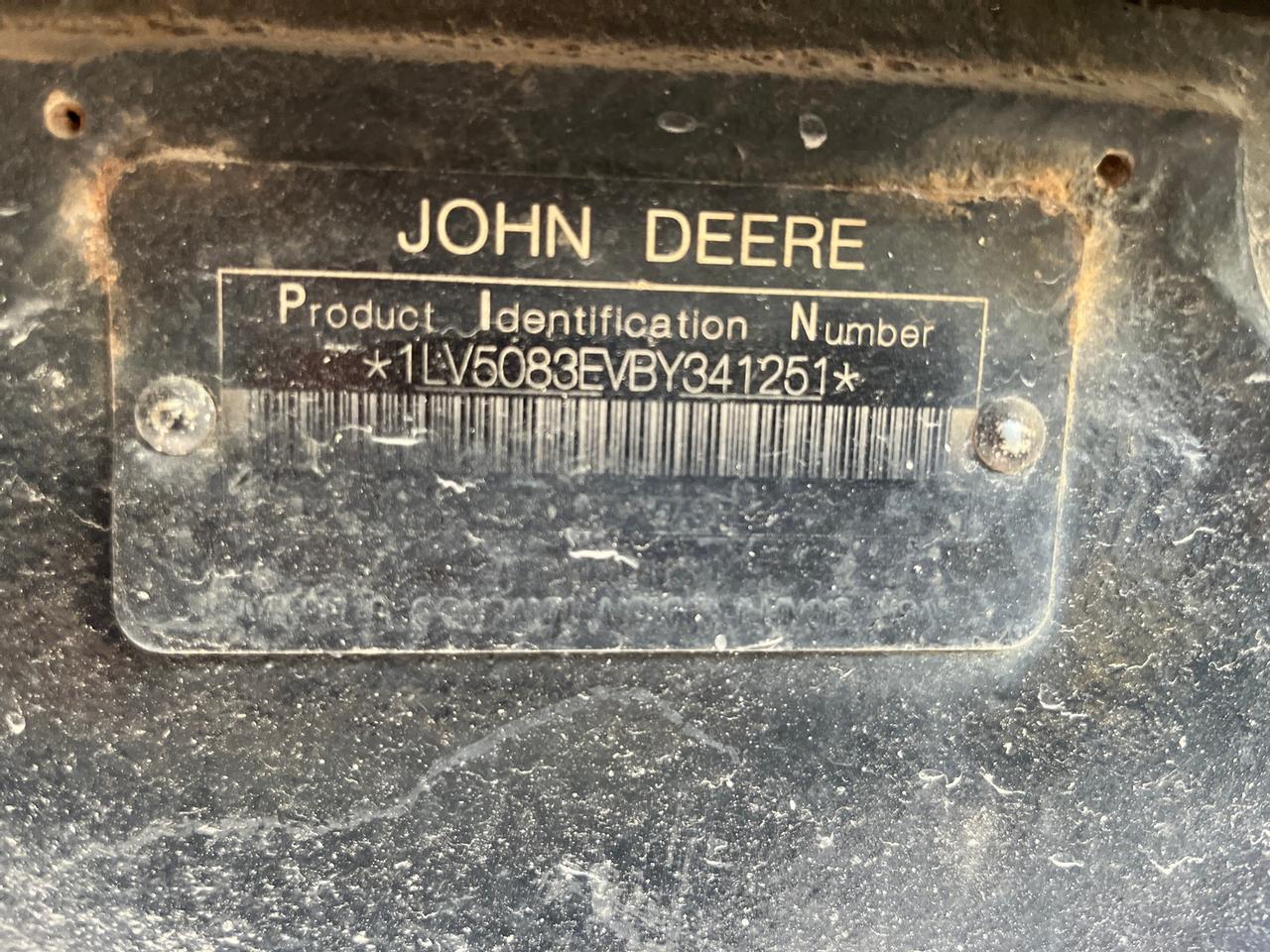 John Deere 5083E Tractor with Boom Mower