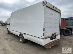 2016 Ford E-450 cube van, Unicell 16ft body, roll up door, gas engine, PW, PL, A/C, 213,363 miles,