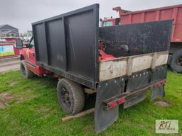 2004 Chevy 2500 HD 10ft stake truck, with plow, gas automatic, 260K, VIN:1GCHK24UX4E214346, plow