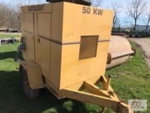 Katolight 50KW trailer mounted gen set with Hercules diesel power