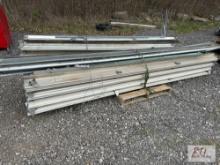 (2) Pallets of overhead doors with tracks