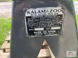 Kalamazoo metal cutting saw, 110v electric motor