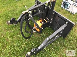 New skid steer mount 3pt hitch adapter with PTO