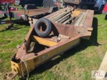 Eager Beaver tandem axle trailer, 16ft, 3ft dovetail - Bill of Sale Only