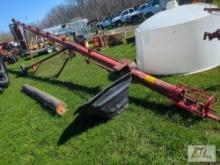 Furtrell 54ft x 8in grain auger with hopper and PTO shaft