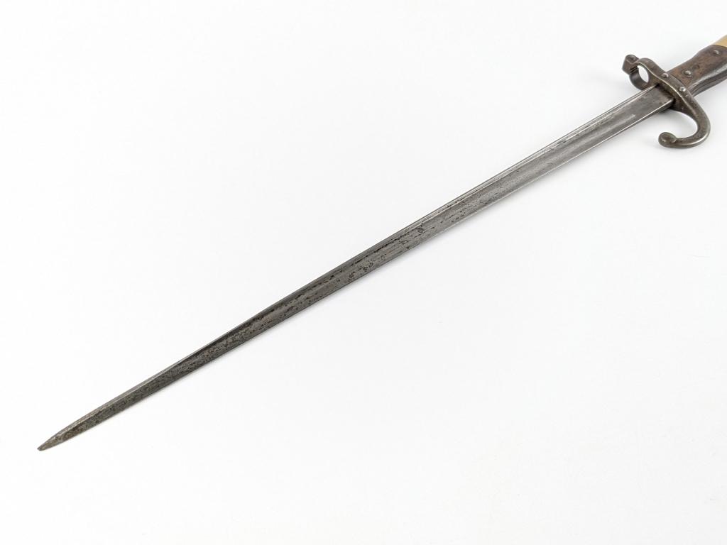 French M1874 Gras Rifle Epee Bayonet w/ Scabbard