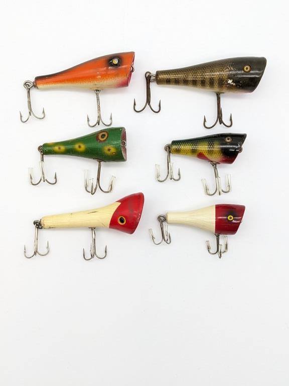 (6) Various Brand Plunker Style Fishing Lures