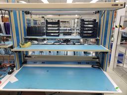 (2) IAC Industrial Workstations with ESD Mats*WORKSTATION ONLY*