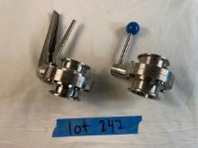 2" Butterfly Valves Quantity 2