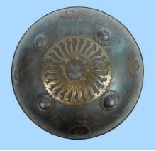 VERY Nice Antique Indo-Persian Iron Shield (CPD)