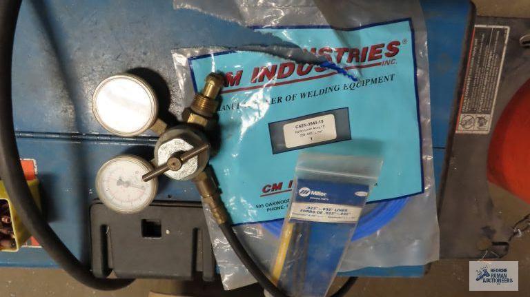 Millermatic model 210 welder with extra spool gun and accessories. Good working unit per seller.