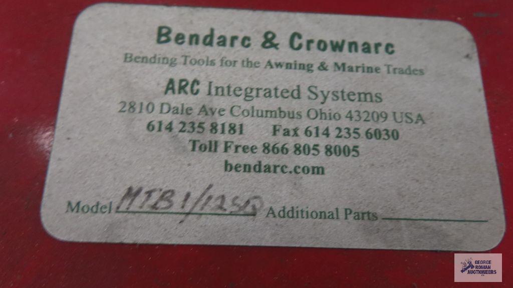 Bendarc & Crownarc bending tool. Bring tools for removal