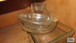 Lot of glass baking dishes