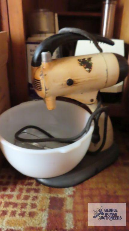 Vintage stand mixer, food processor and etc