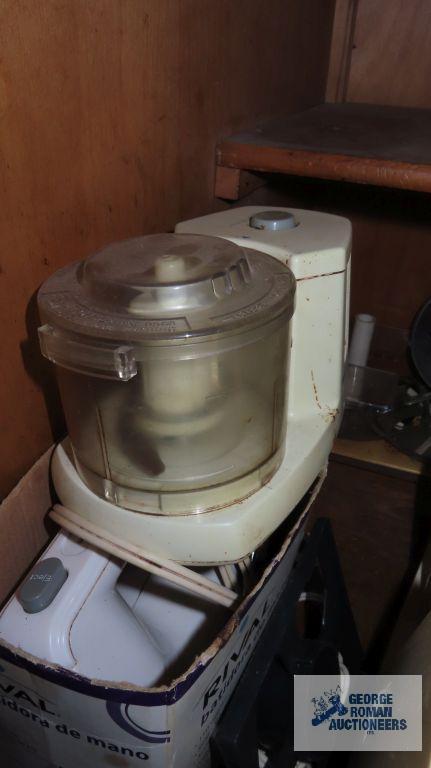 Vintage stand mixer, food processor and etc