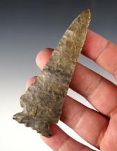 4" Meadowood made from Coshocton Flint. Found in Wabash Co., Indiana.