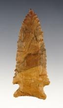 2 15/16" Pinetree that is nicely styled from Buffalo River Chert. Found in Tennessee. Davis COA.