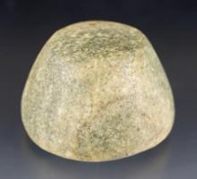 1 3/4" Cone made from Quartzite, Kentucky. Ex. John J. Ryan, Mauric Cobb. Jackson COA.
