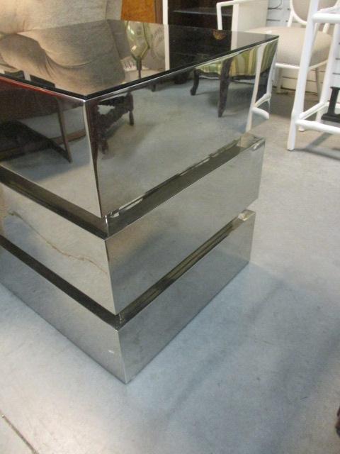 Bernhardt Chrome Side Table
