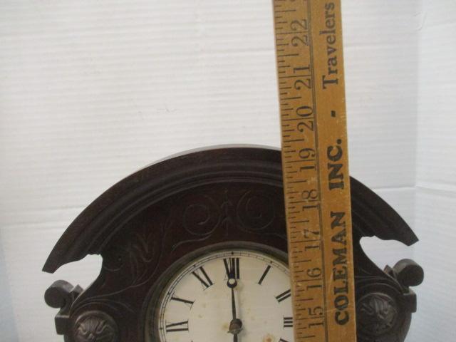Antique Victorian Kitchen Clock