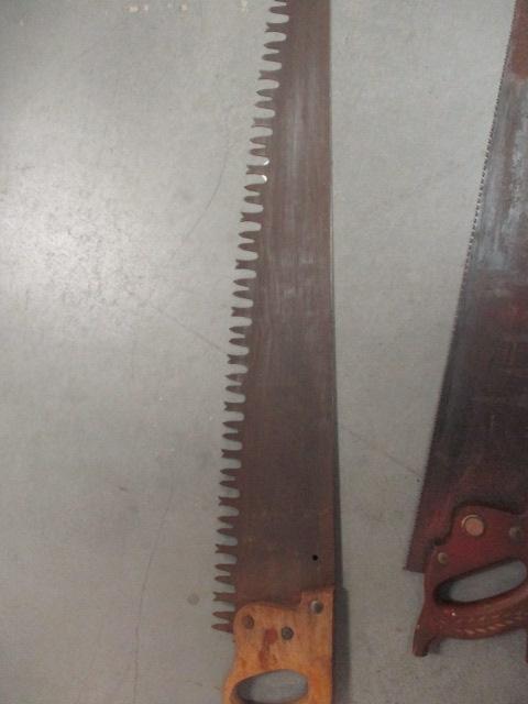 Two Vintage Hand Saws