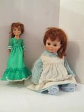 Vintage Crissy Doll and White Baby Crissy Doll