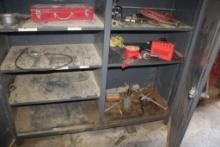 Steel, Lockable Storage Cabinets w/Contents