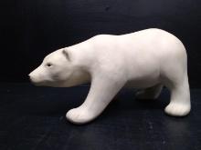Ceramic Polar Bear Figure
