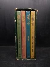 Vintage Childrens Book Set-Golden Press The Wonderful Worlds of Walt Disney 1964