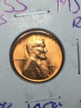 1955 S Lincoln Wheat Cent