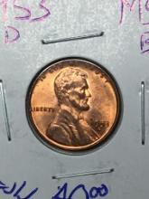 1953 D Lincoln Wheat Cent