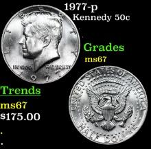 1977-p Kennedy Half Dollar 50c Grades GEM++ Unc